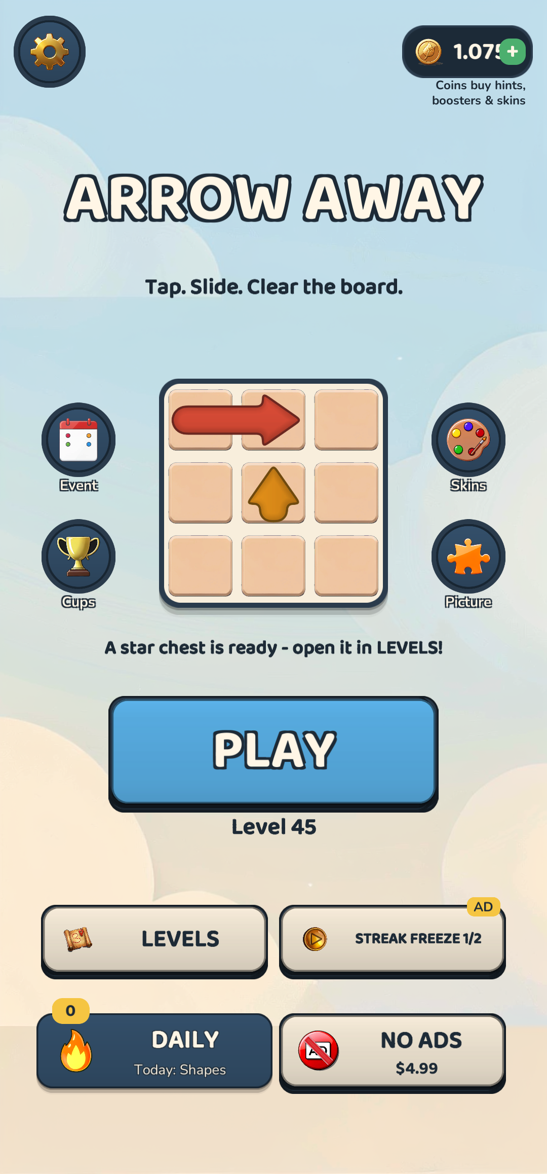 Arrow Away: screenshot